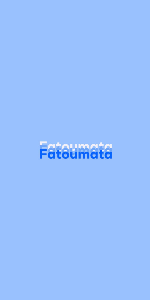 Free photo of Name DP: Fatoumata
