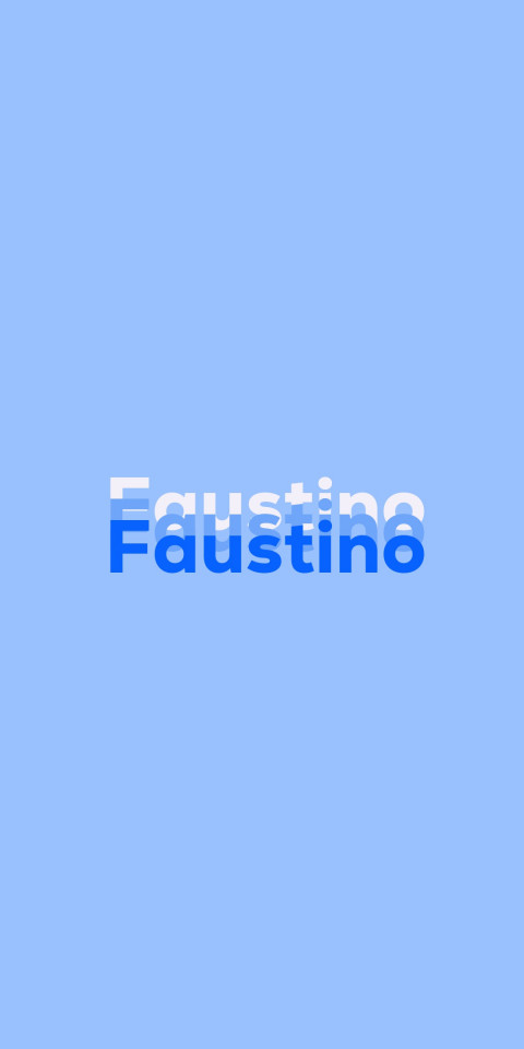 Free photo of Name DP: Faustino