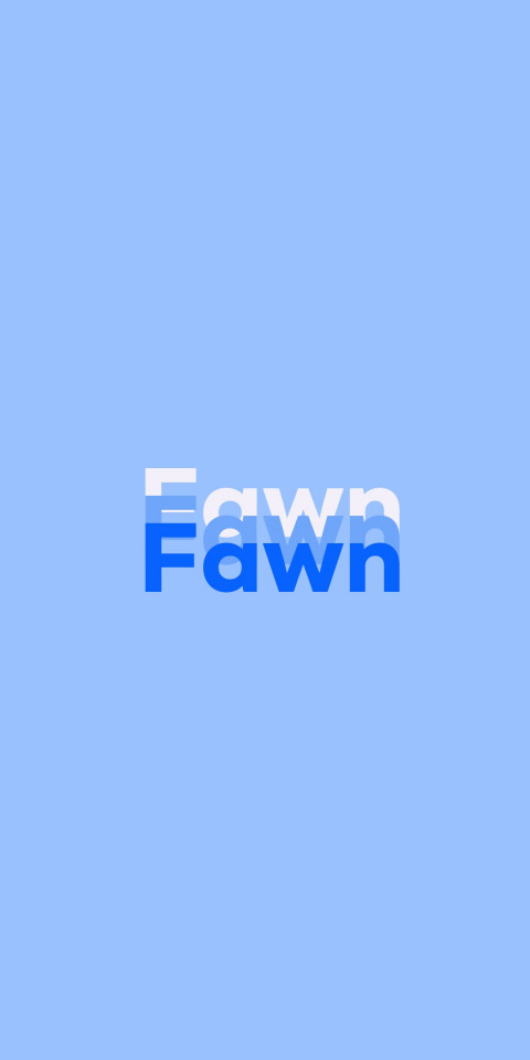 Free photo of Name DP: Fawn