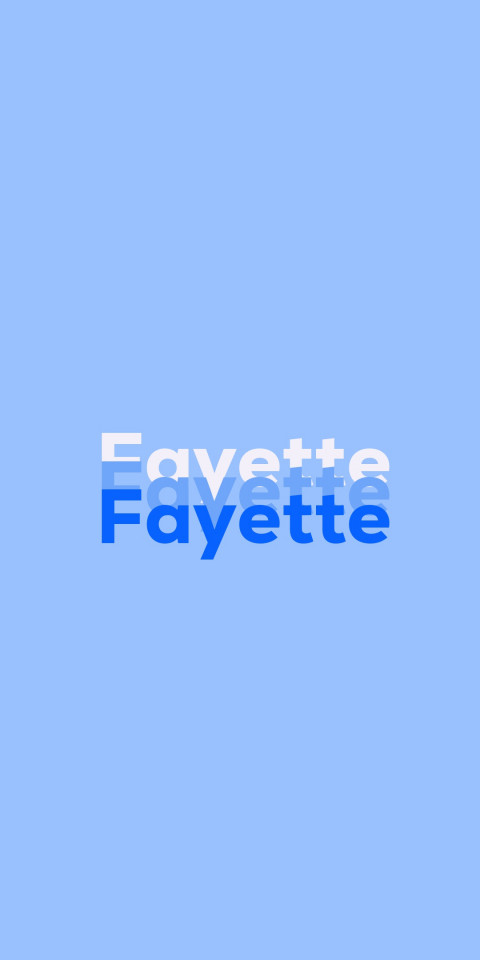 Free photo of Name DP: Fayette