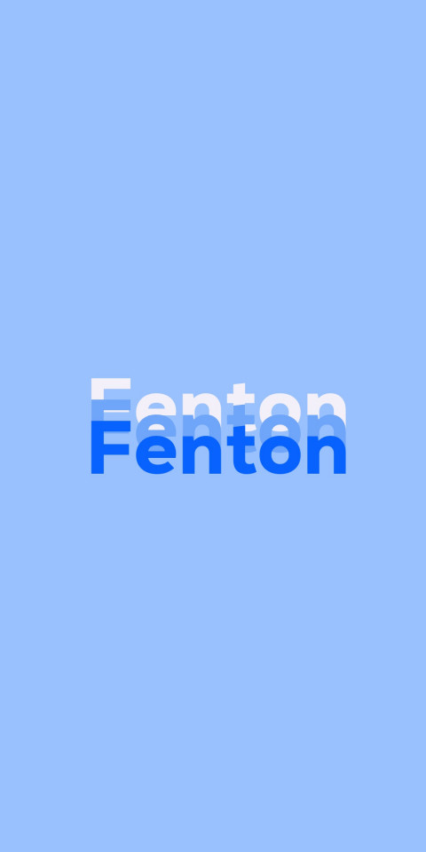 Free photo of Name DP: Fenton