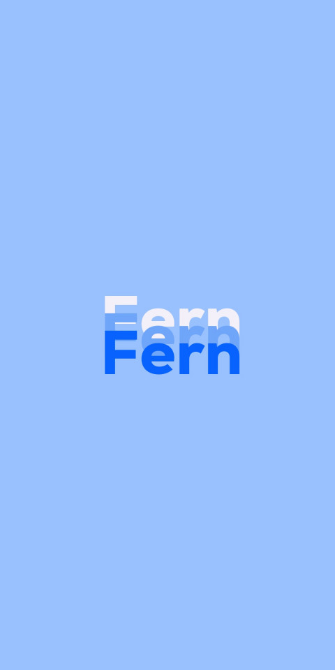 Free photo of Name DP: Fern