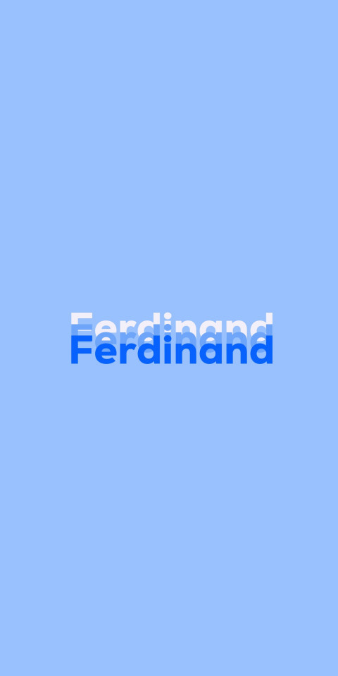 Free photo of Name DP: Ferdinand