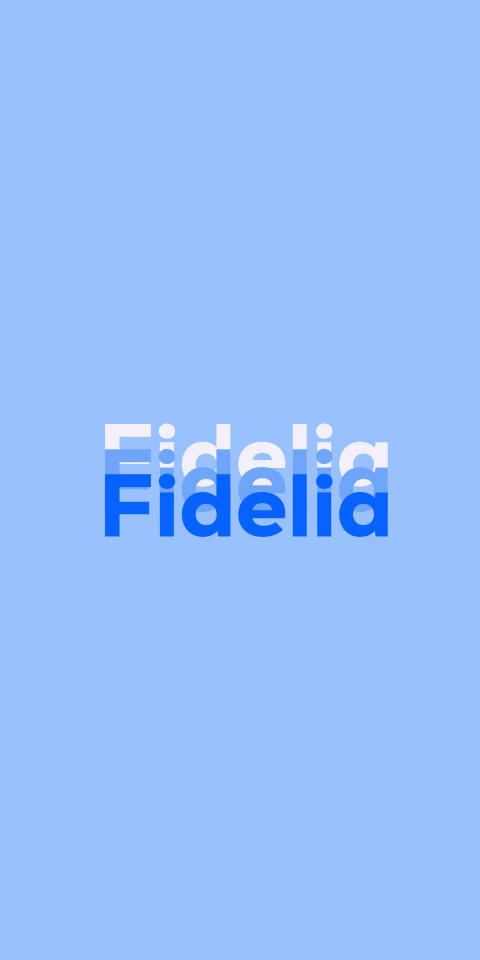 Free photo of Name DP: Fidelia