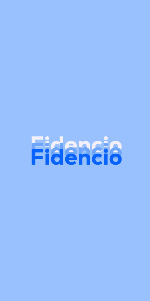 Free photo of Name DP: Fidencio