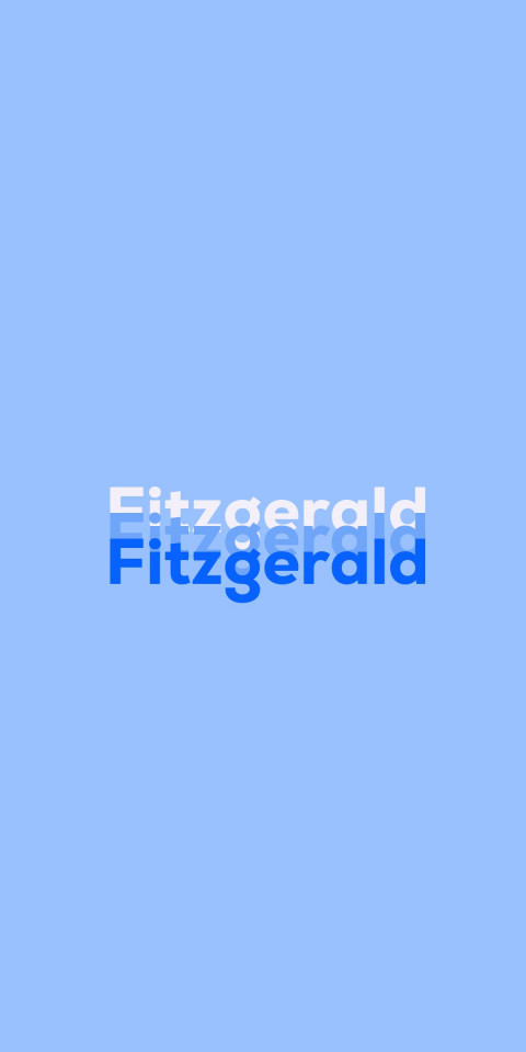 Free photo of Name DP: Fitzgerald