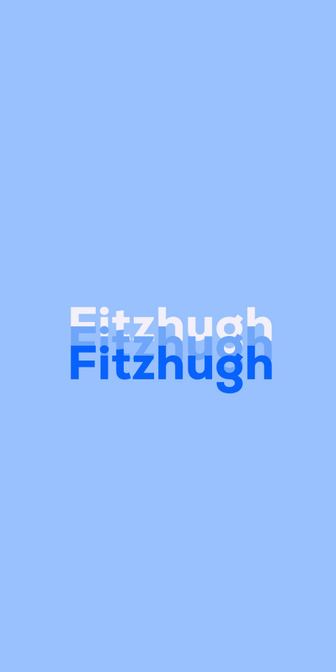 Free photo of Name DP: Fitzhugh