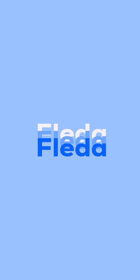 Free photo of Name DP: Fleda