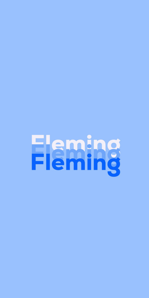 Free photo of Name DP: Fleming