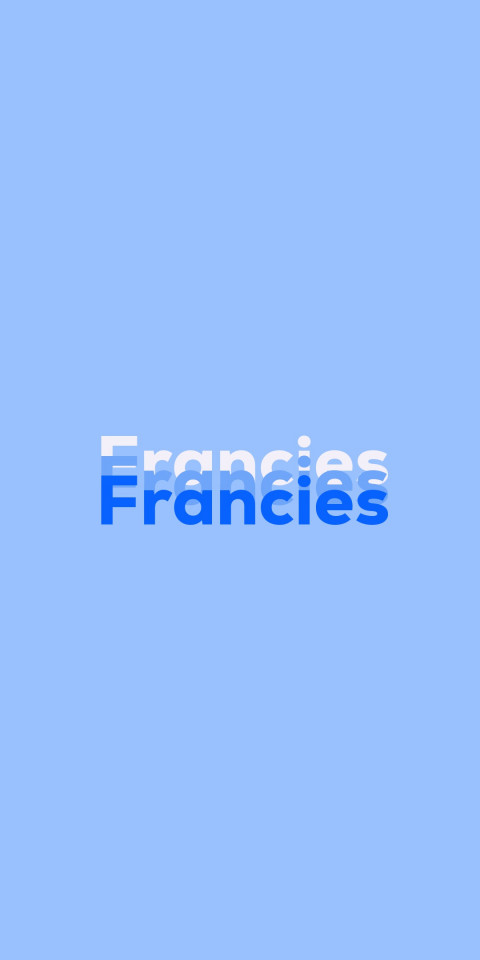 Free photo of Name DP: Francies