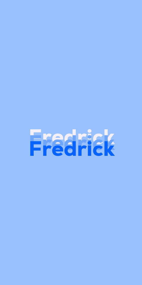 Free photo of Name DP: Fredrick