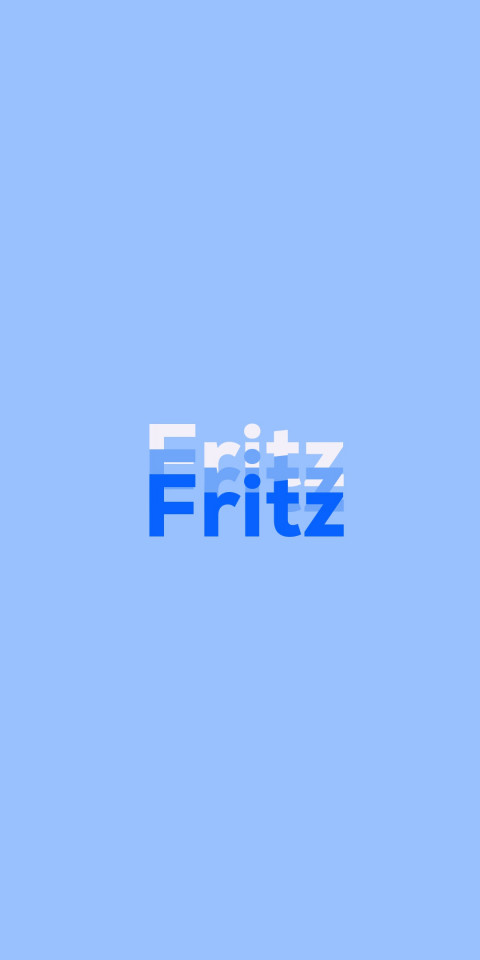 Free photo of Name DP: Fritz