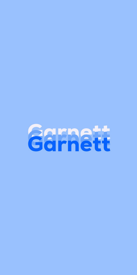 Free photo of Name DP: Garnett