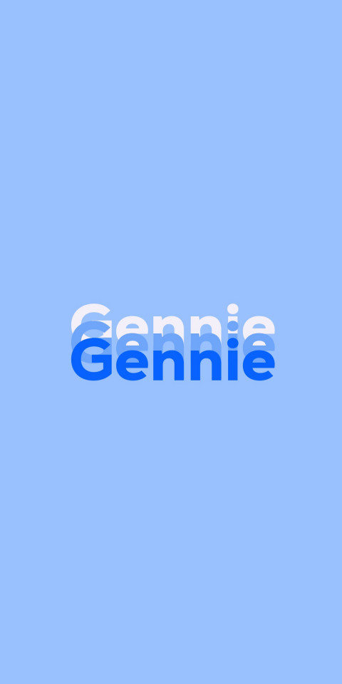 Free photo of Name DP: Gennie