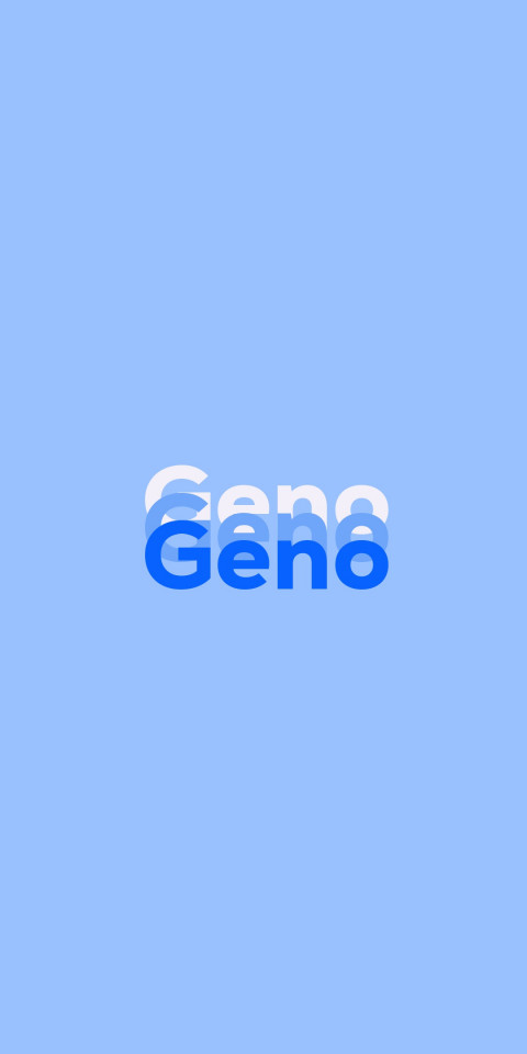 Free photo of Name DP: Geno