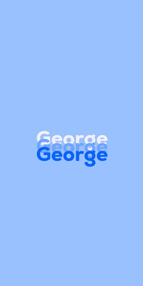 Free photo of Name DP: George