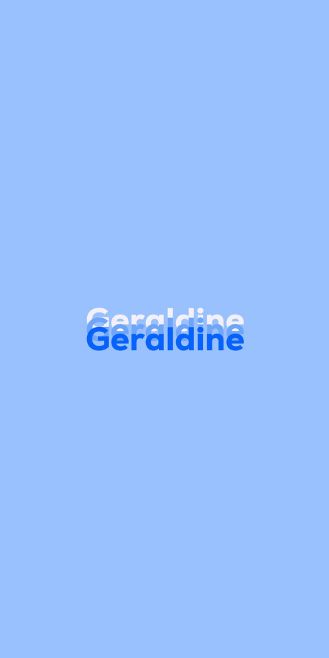 Free photo of Name DP: Geraldine