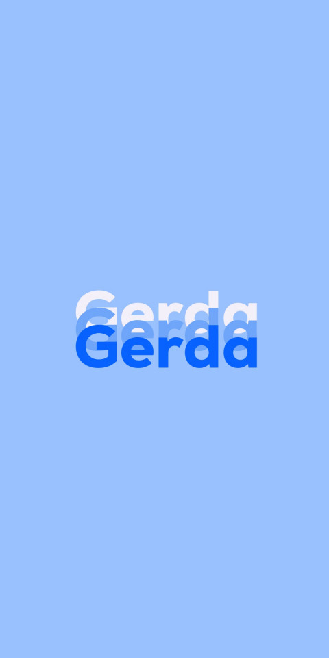 Free photo of Name DP: Gerda