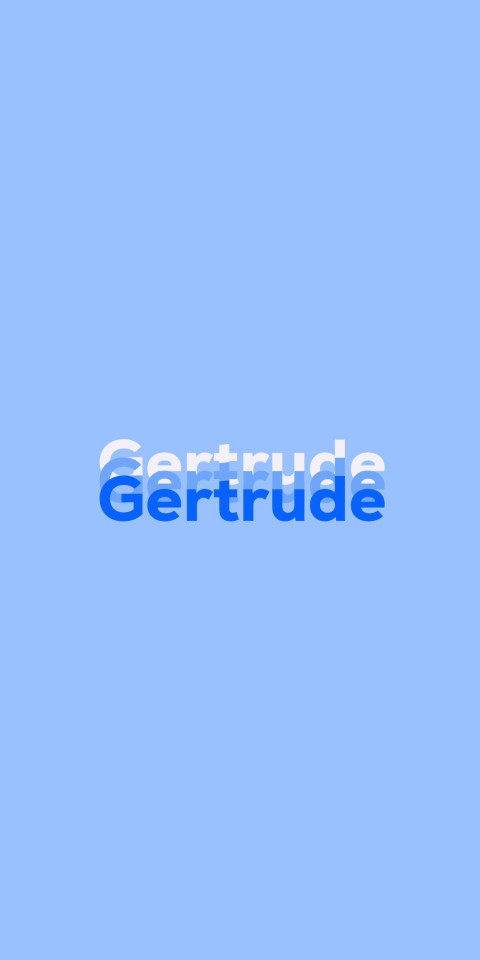 Free photo of Name DP: Gertrude