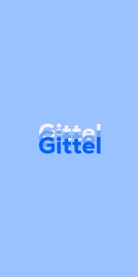 Free photo of Name DP: Gittel