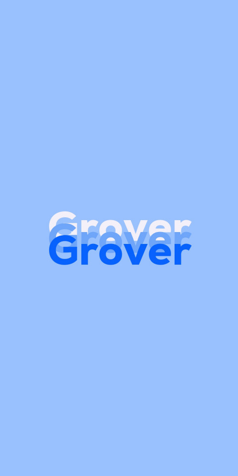 Free photo of Name DP: Grover