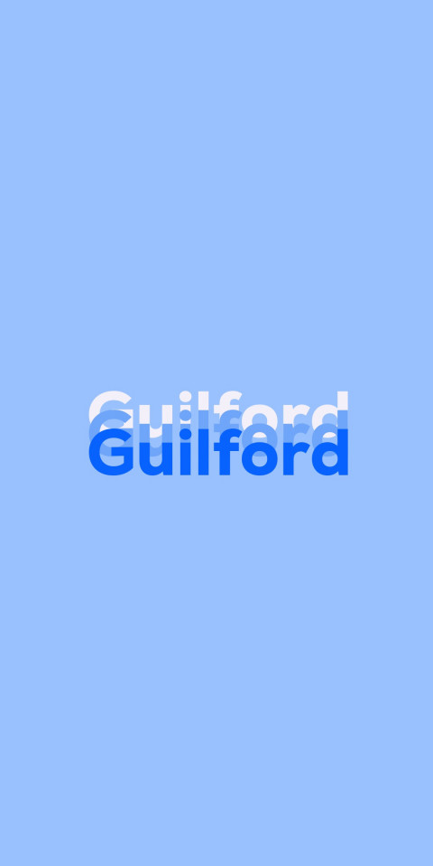 Free photo of Name DP: Guilford