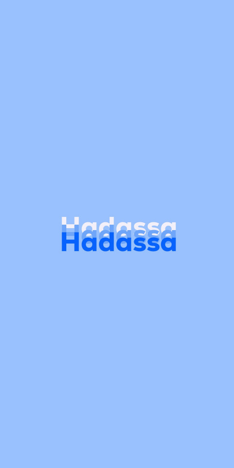 Free photo of Name DP: Hadassa