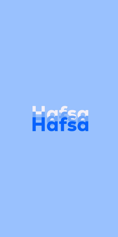 Free photo of Name DP: Hafsa