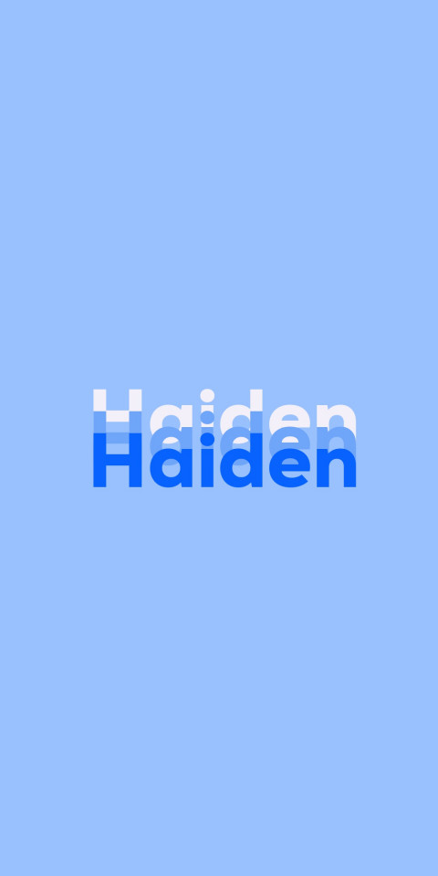 Free photo of Name DP: Haiden