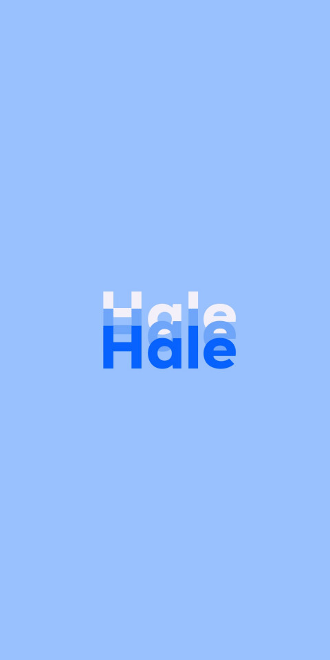 Free photo of Name DP: Hale