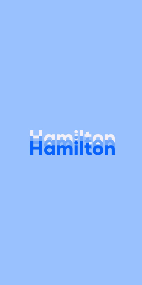 Free photo of Name DP: Hamilton