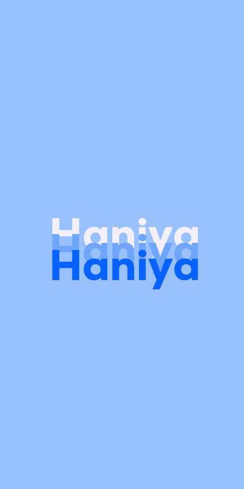 Free photo of Name DP: Haniya