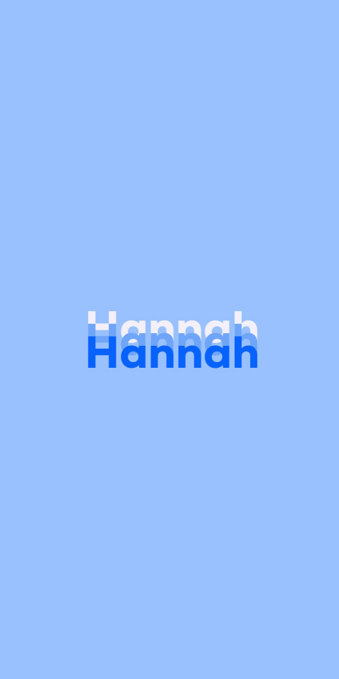 Free photo of Name DP: Hannah