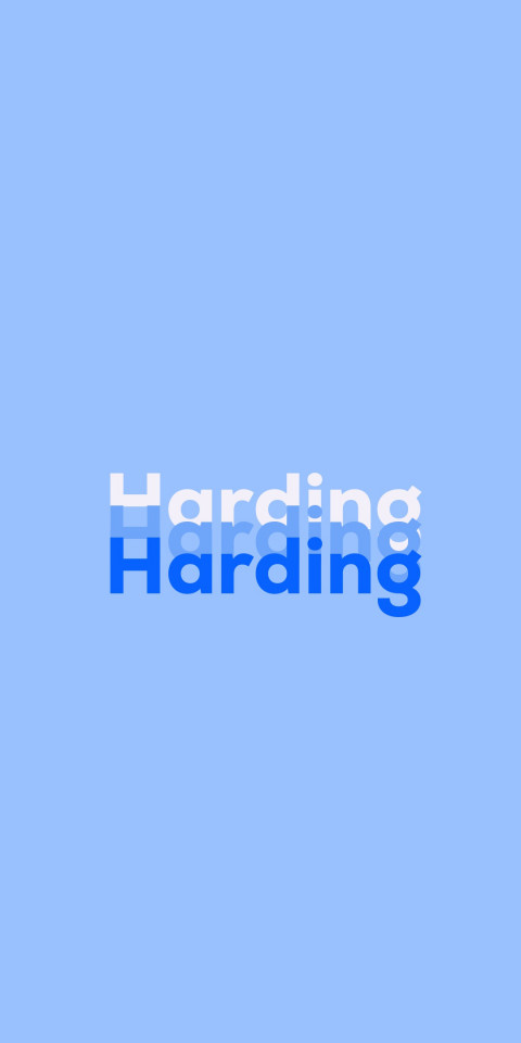 Free photo of Name DP: Harding