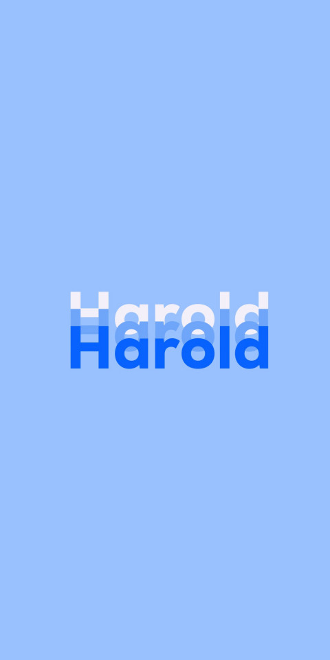 Free photo of Name DP: Harold