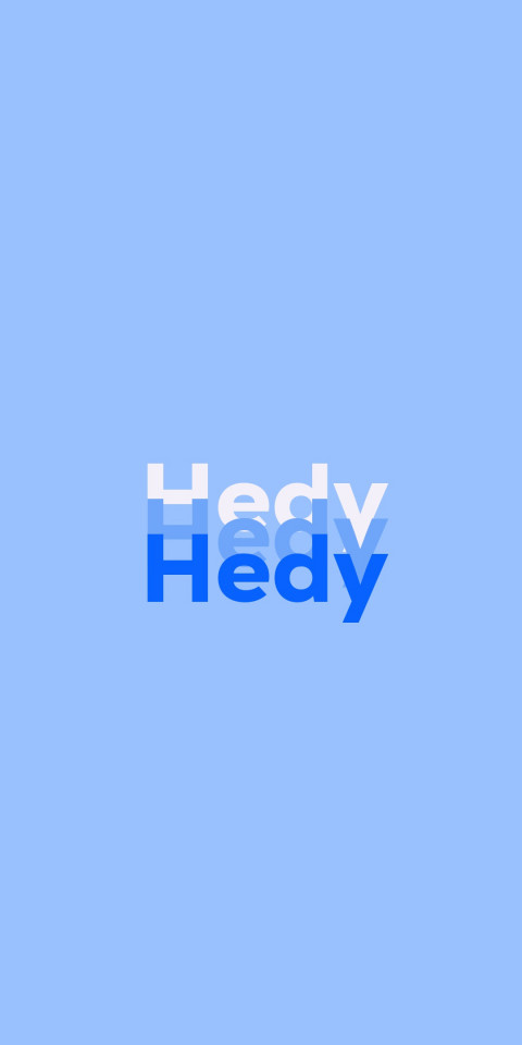 Free photo of Name DP: Hedy