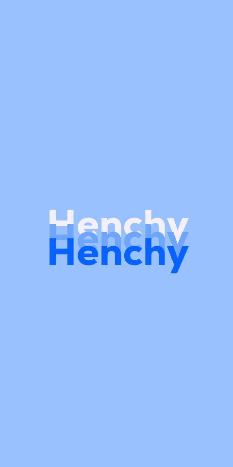 Free photo of Name DP: Henchy