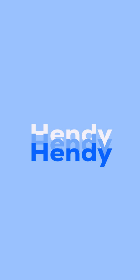 Free photo of Name DP: Hendy