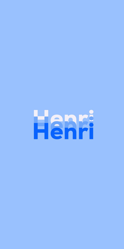 Free photo of Name DP: Henri