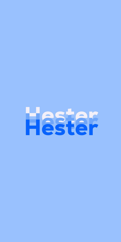 Free photo of Name DP: Hester
