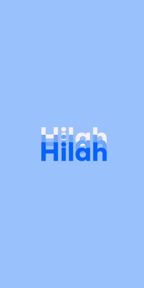 Free photo of Name DP: Hilah