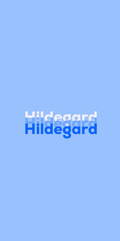 Free photo of Name DP: Hildegard