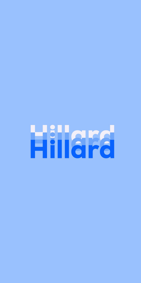 Free photo of Name DP: Hillard