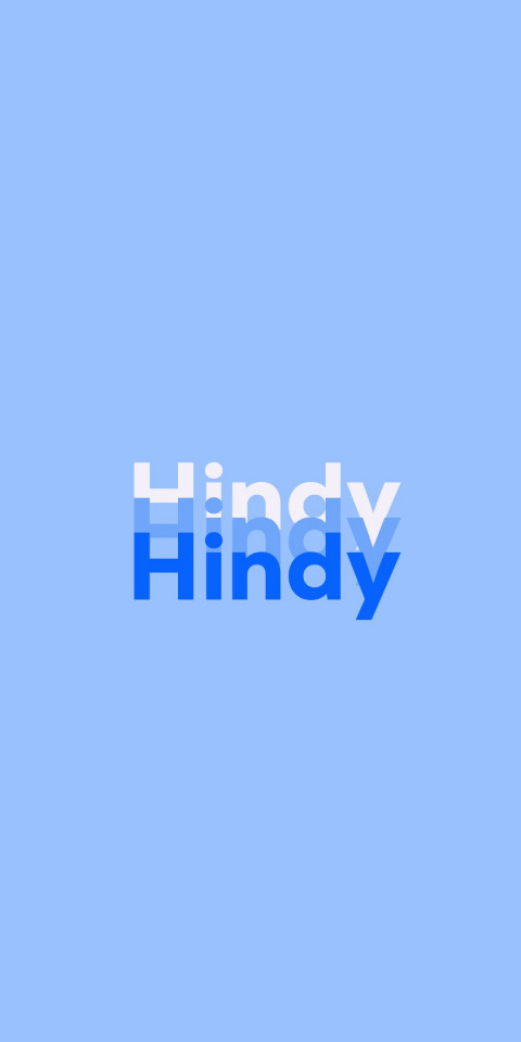 Free photo of Name DP: Hindy