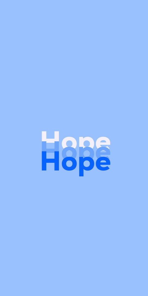 Free photo of Name DP: Hope