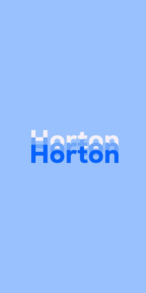 Free photo of Name DP: Horton