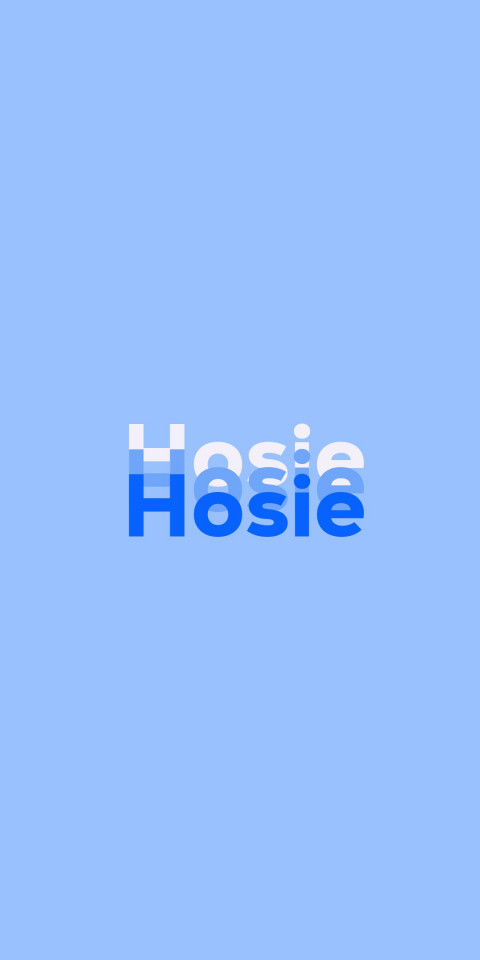 Free photo of Name DP: Hosie