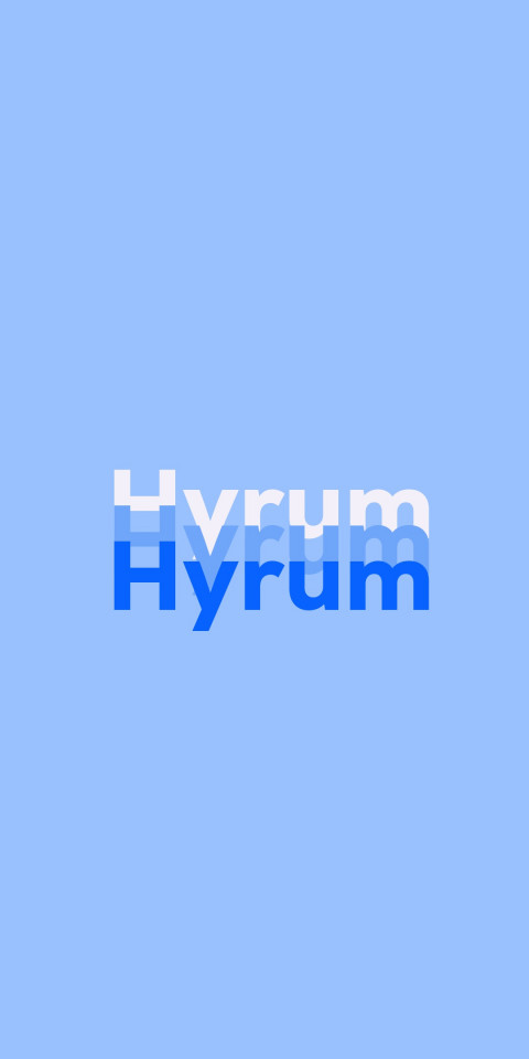 Free photo of Name DP: Hyrum