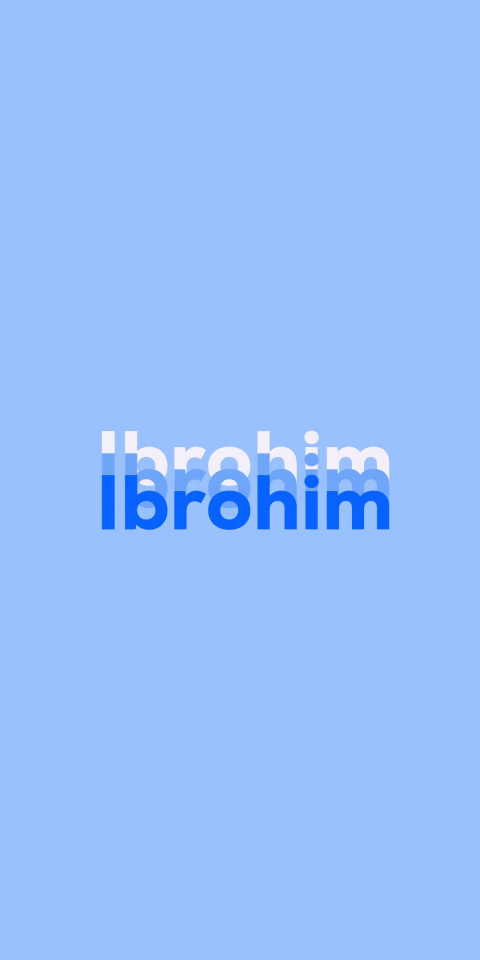 Free photo of Name DP: Ibrohim