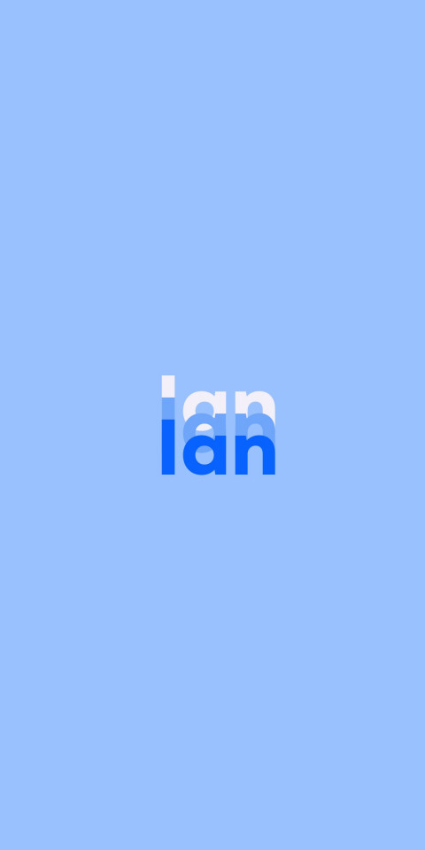 Free photo of Name DP: Ian